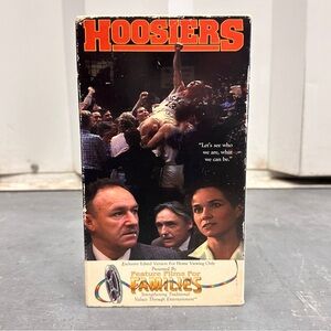 Hoosiers VHS 1994 Edition Sports Movie Vintage Video Tape